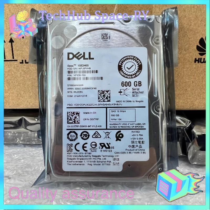 NEW Dell XXTRP ST600MM0069 600GB 10K SAS 2.5" 12Gb/s Hard Drive