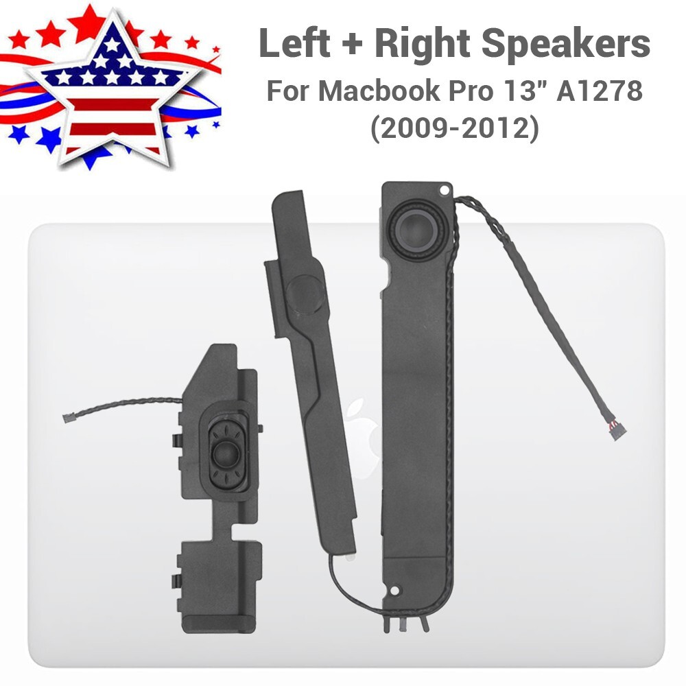 Repair Parts Left & Right Speaker Subwoofer For MacBook Pro A1278 2009 2010 13"