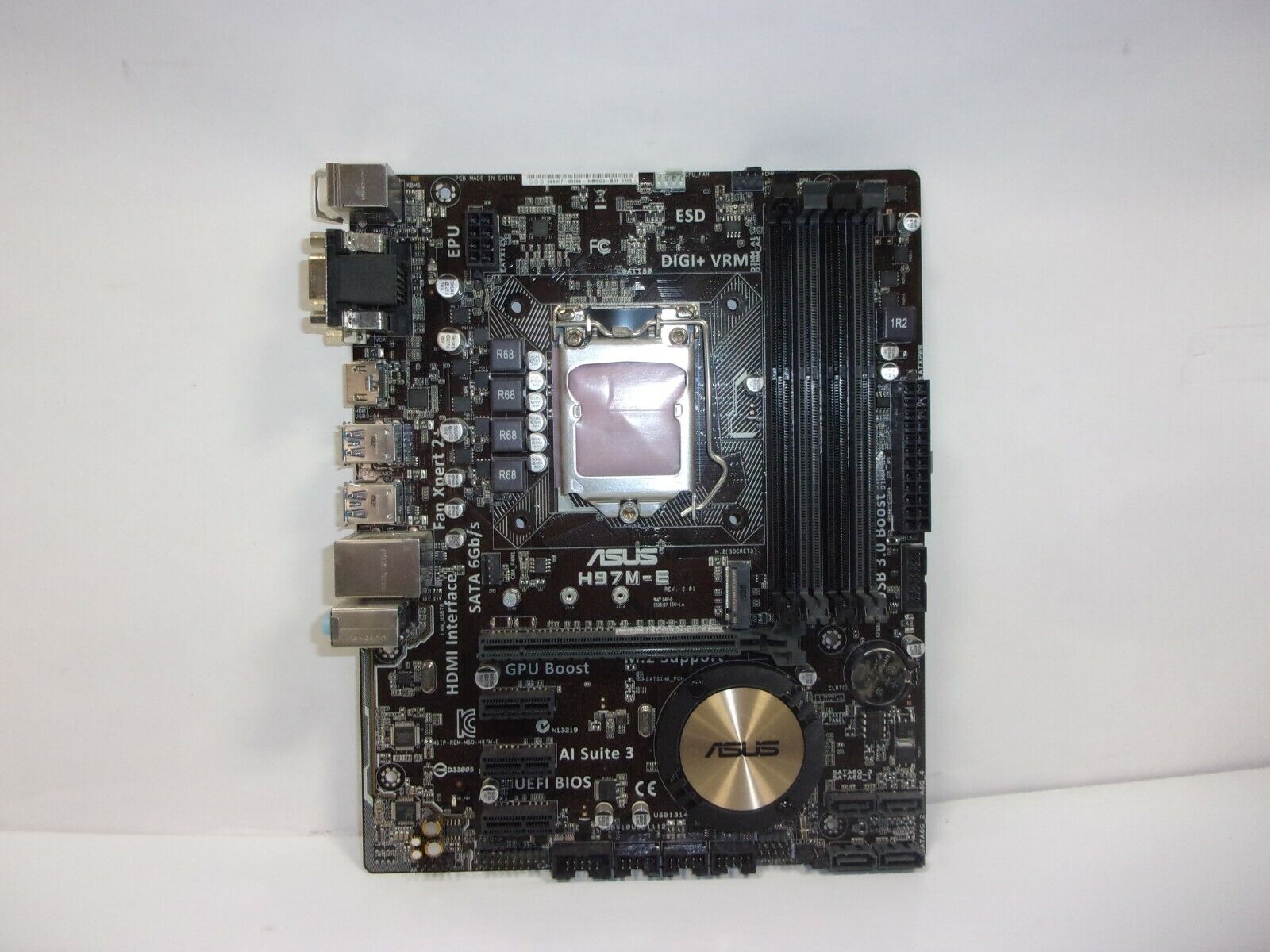 Asus H97M-E LGA 1150/Socket H3 Desktop Motherboard