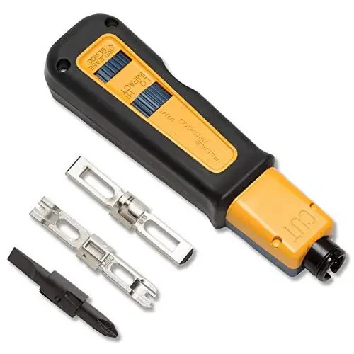 Fluke Networks D914S Impact Tool 10061501 w/ 66 110 EverSharp Blades NEW