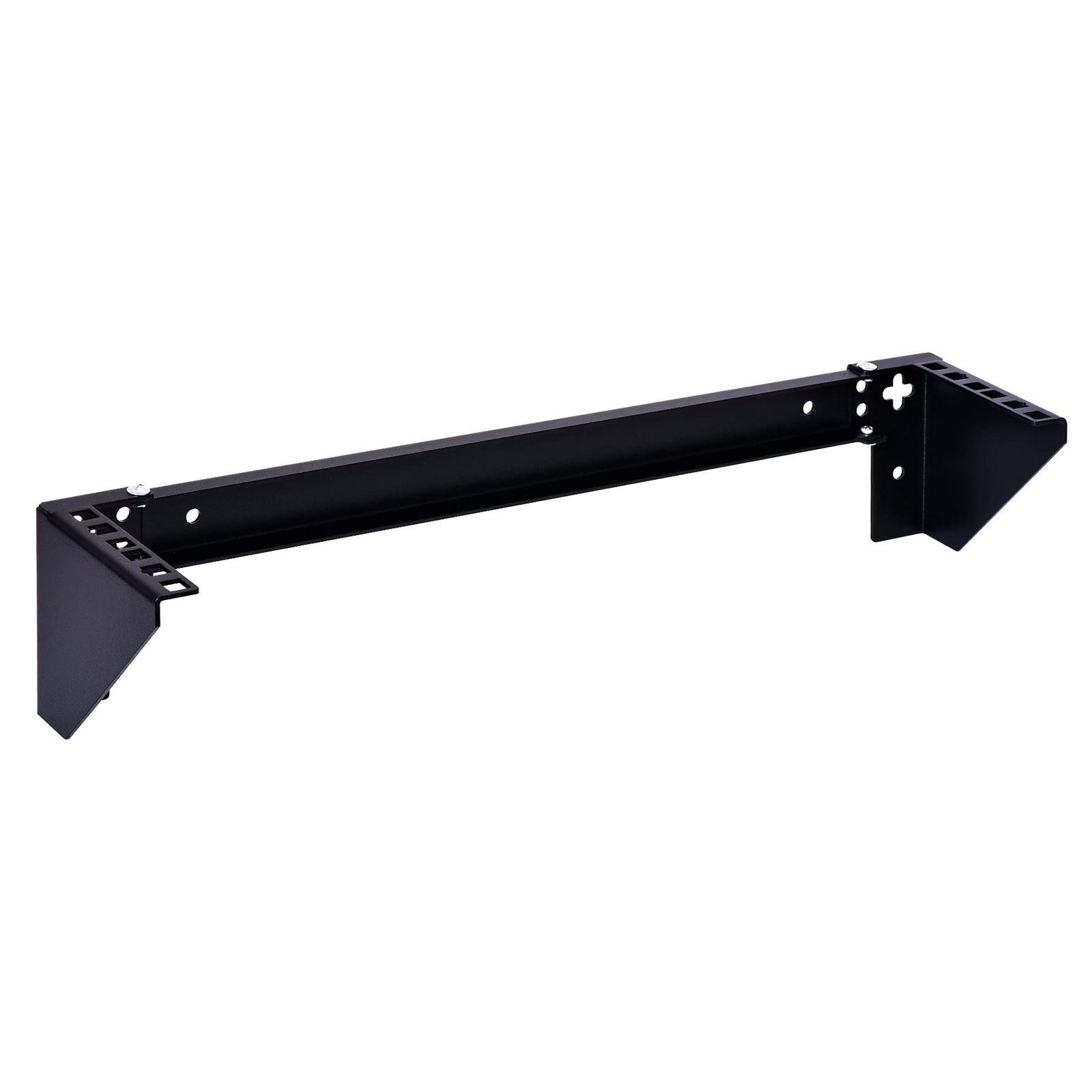 2U Vertical Wall Mount Rack - Heavy Duty 125lbs Capacity Vertical Mounting Br...