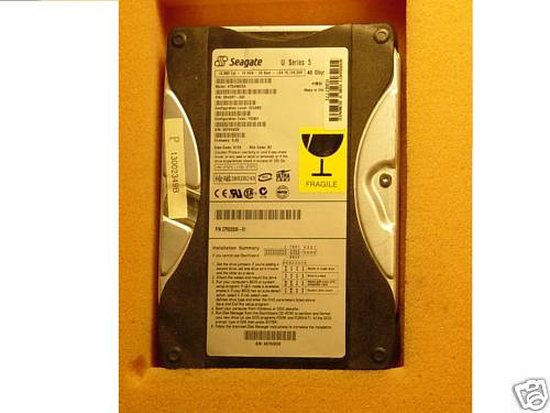 SEAGATE ST340823A U SERIES 5 40GB ULTRA ATA/100 IDE HD