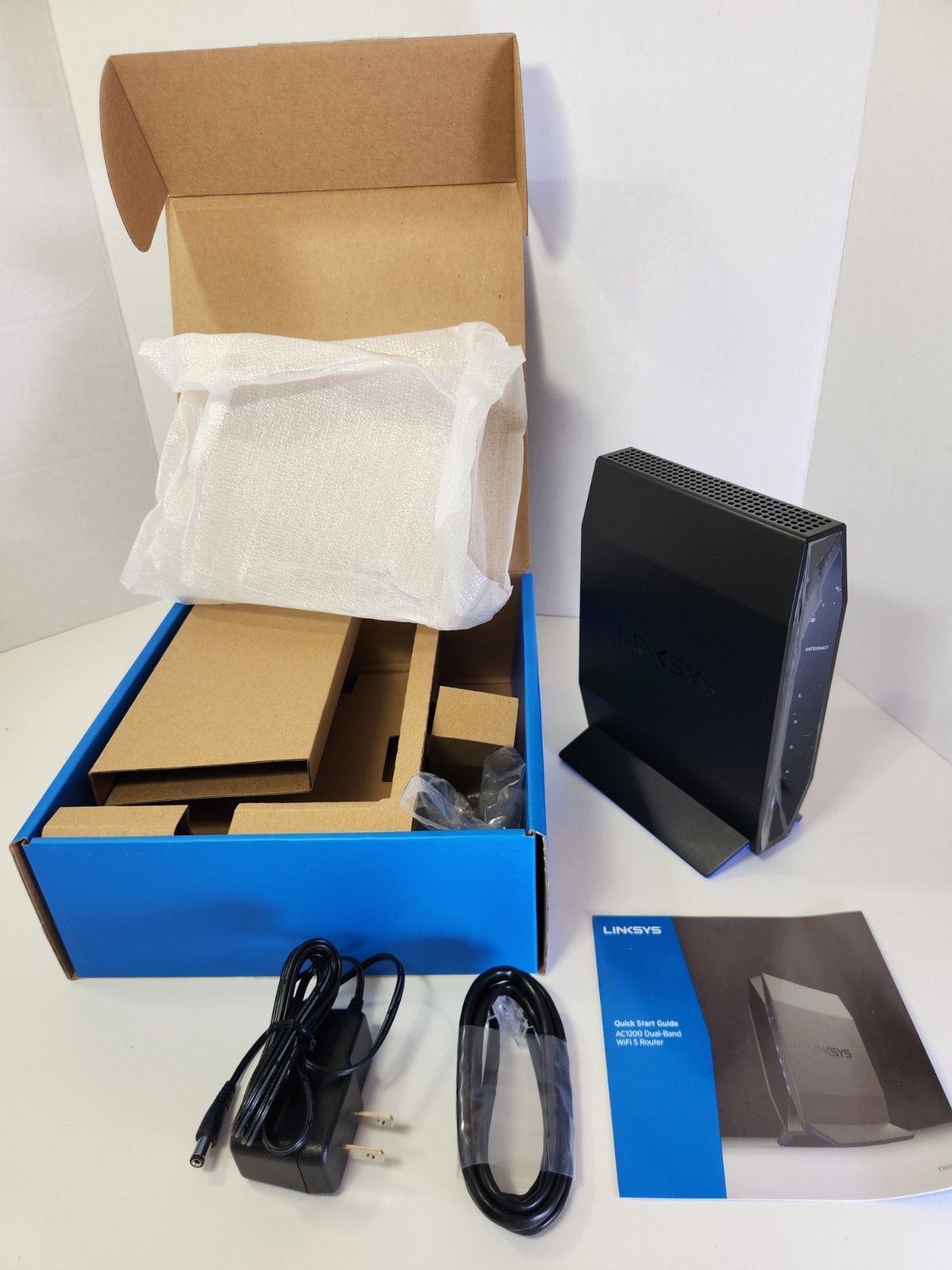 Linksys AC1200 Dual-Band WiFi 5 Router (Up to 1000 Sq. Ft, 10+ Devices