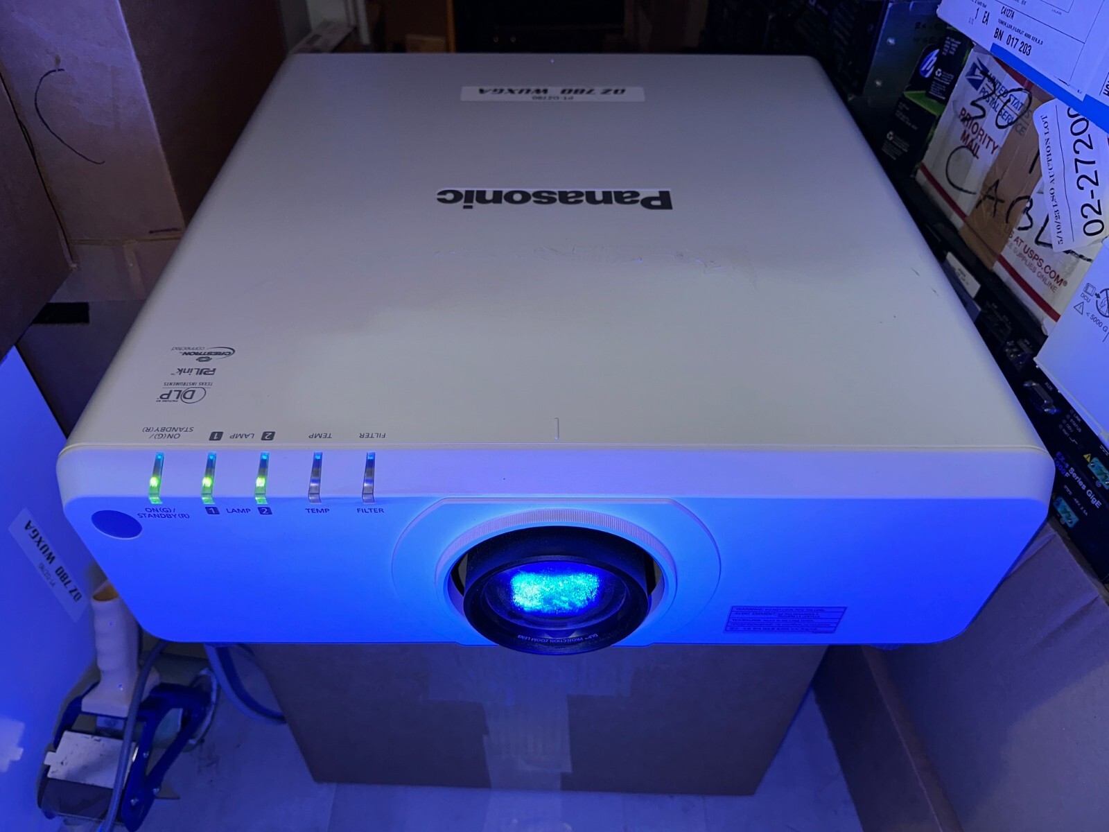 Panasonic PT-DZ780 WUXGA DLP  Large Venue Projector and Lens 7000 Lumens