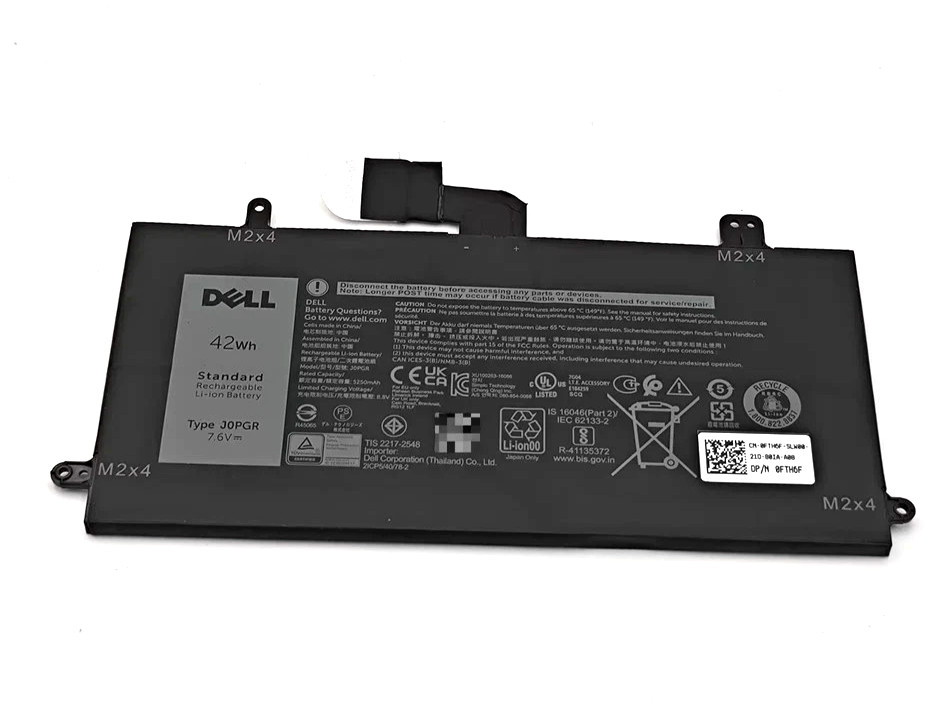 Genuine OEM J0PGR FTH6F Battery for Dell Latitude 5285 5290 2-in-1 1WND8 42Wh
