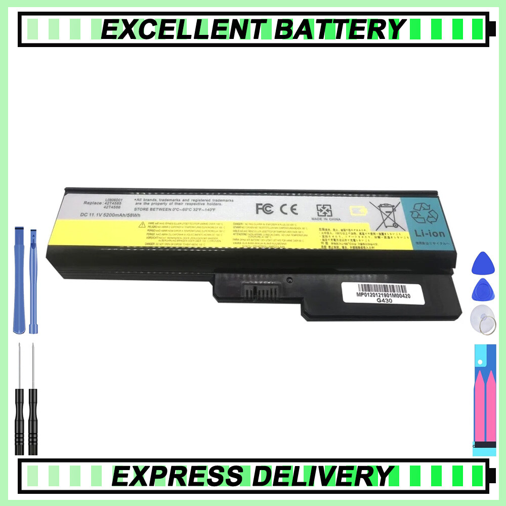 Battery for Lenovo 3000 G430 G450 G530A G550 G555 B460A B550 N500 V460 L08L6C02