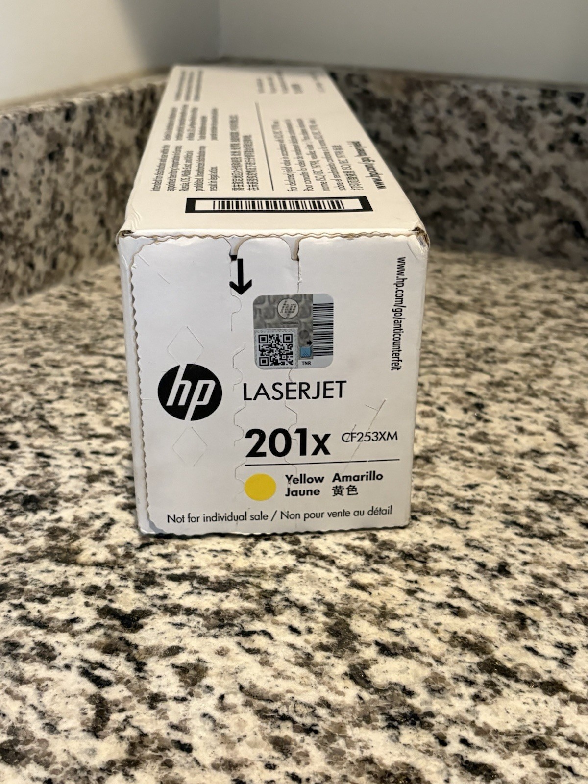 HP 201X Yellow High Yield Toner (CF253XM) New / Sealed