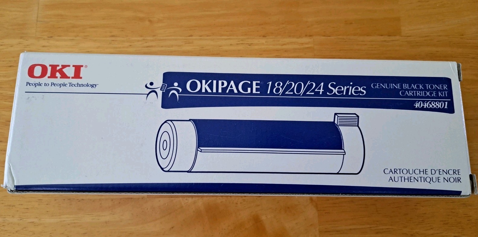 OKIPAGE 18/20/24 Series Genuine Black Toner Cartridge Kit 40468801