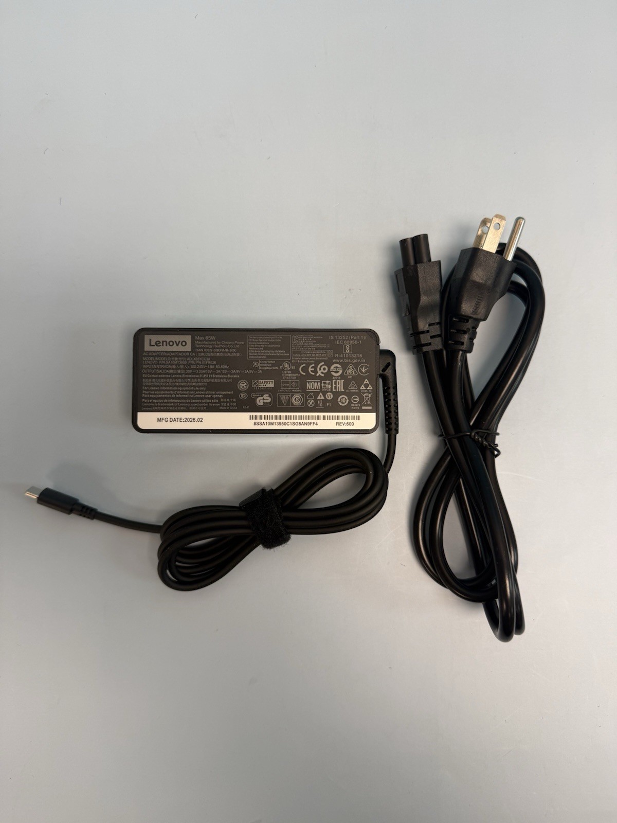 Lenovo 65W USB-C Type-C Adapter Charger ADLX65YCC3A ThinkPad