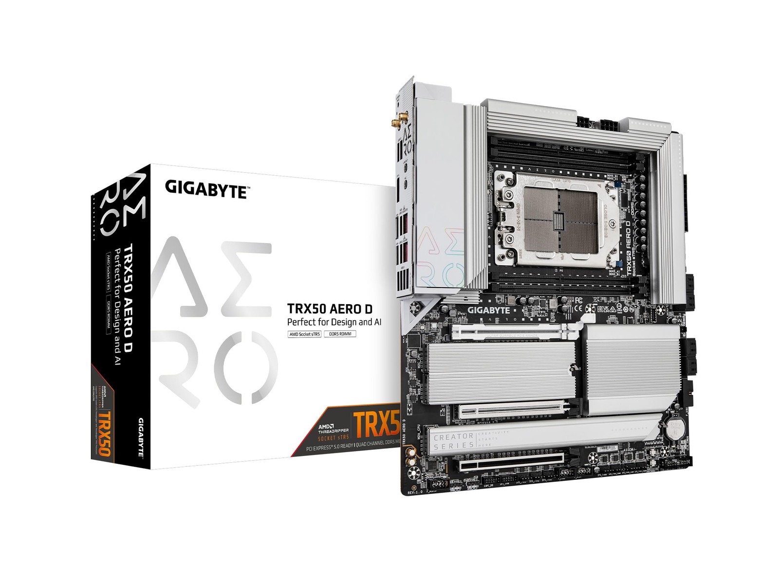 GIGABYTE TRX50 AI TOP-2B AMD Socket sTR5 support AMD Ryzen Threadripper PRO