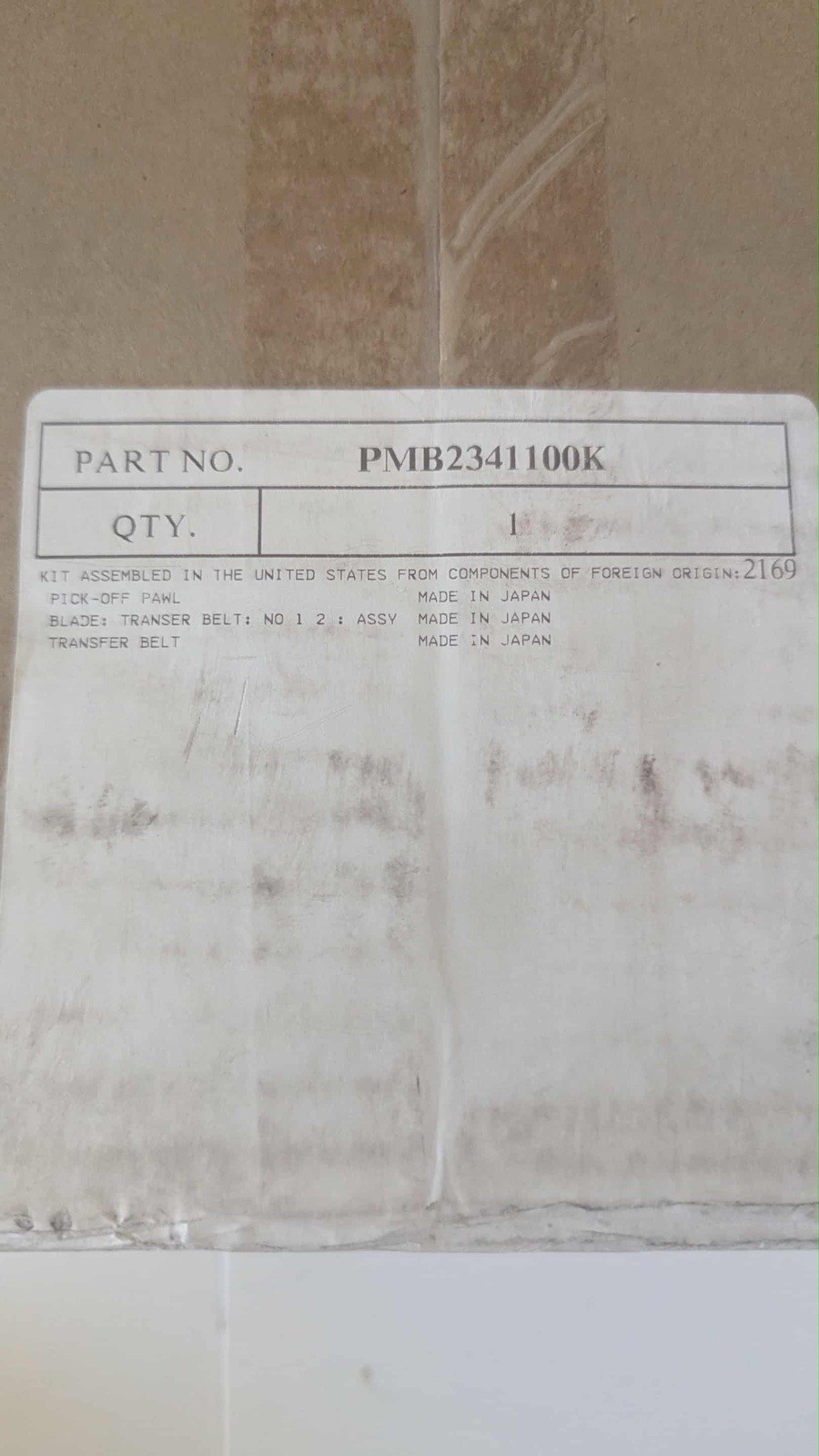 NEW Genuine Ricoh PMB2341100K Maintenance Kit