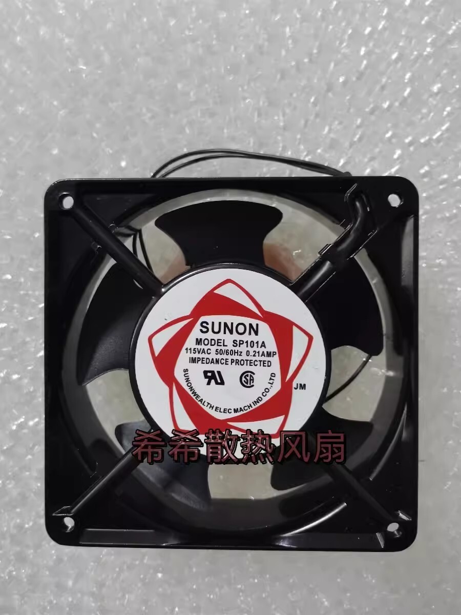 SUNON SP101A 12038 115VAC 0.21A 12CM Cooling Fan
