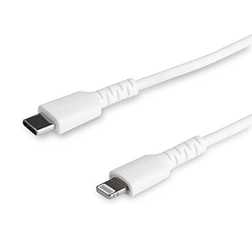StarTech 6 foot/2m Durable White USB-C to Cable (rusbcltmm2mw)