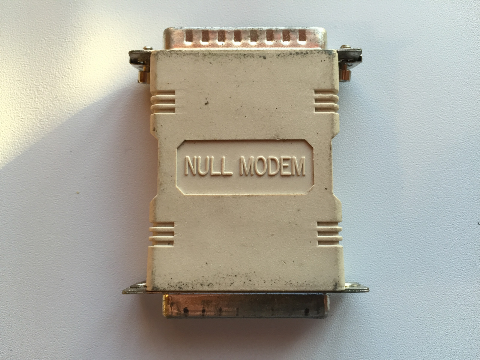 RADIO SHACK 26-1496C NULL MODEM ADAPTER - Shielded & Grounded RadioShack