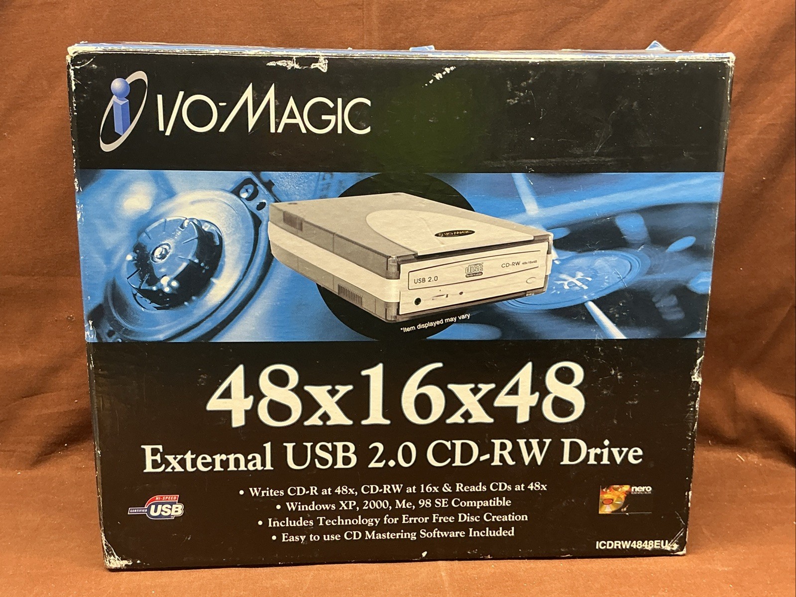 I/O Magic 48x16x48 Internal IDE CD-RW  Drive 5.25in Beige PC