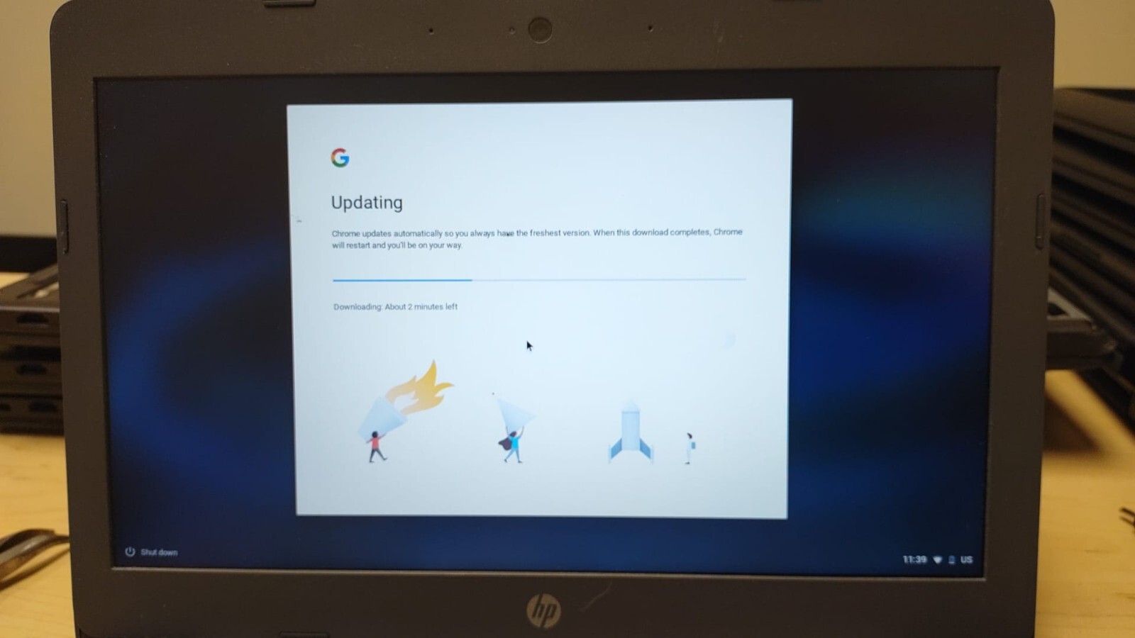 Genuine HP Chromebook 11.6" 11-V031NR 11-v Intel N3060 4/16gb 455.09701.0051 222