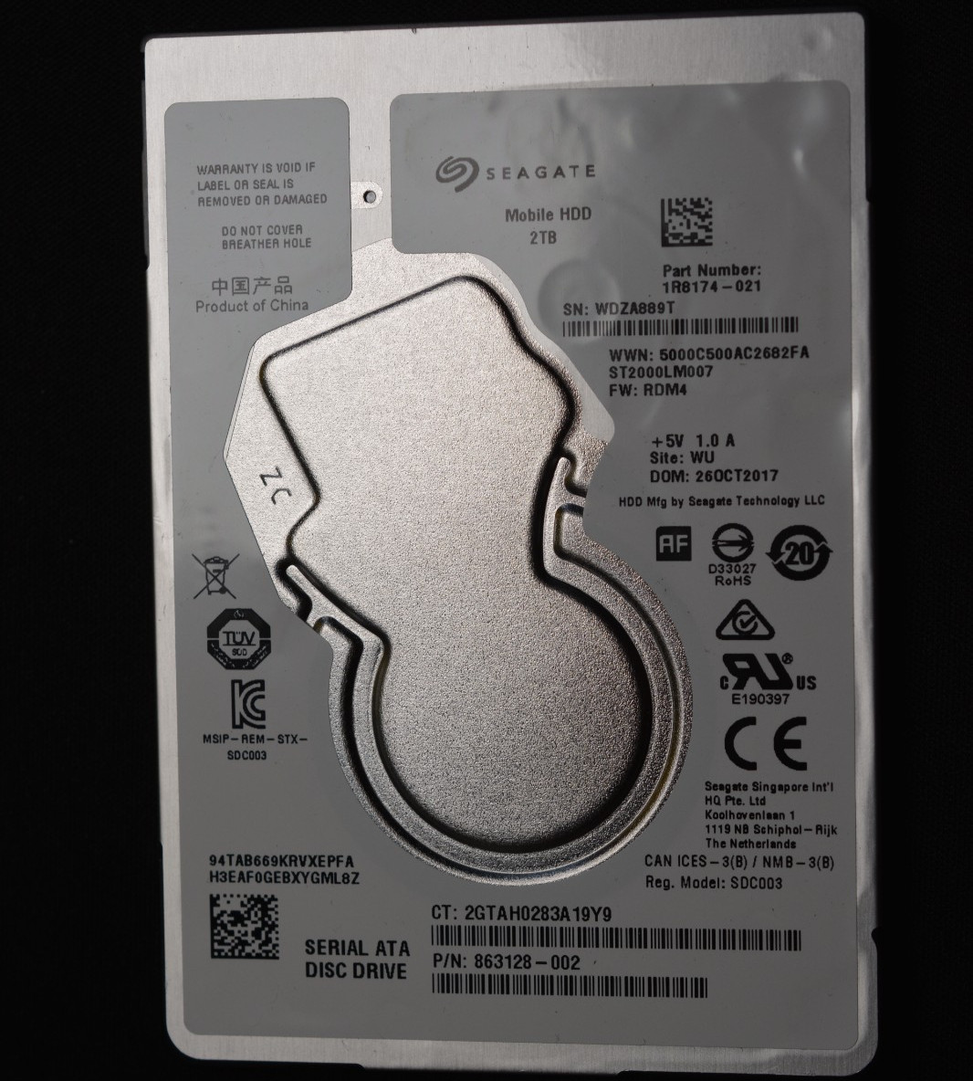 SEAGATE 2TB SATAIII Mobile HDD 2.5In Working 2021