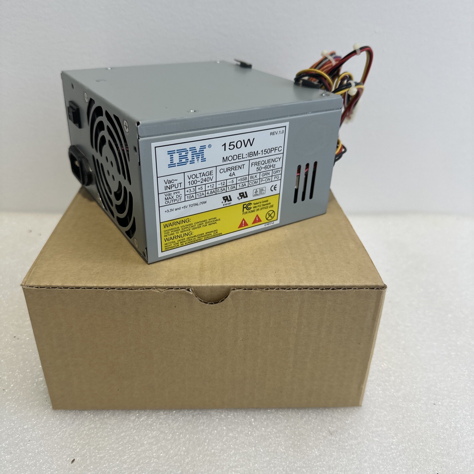 IBM model ibm-150pfc Power Supply 150 Watt new in box