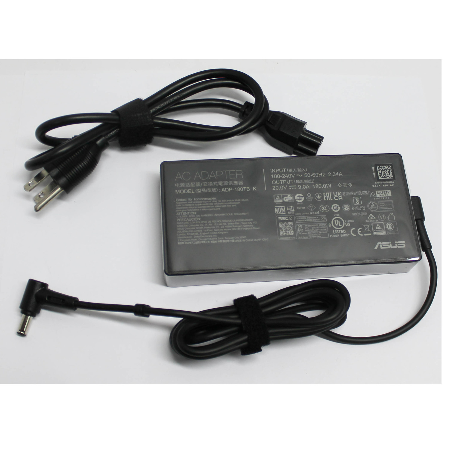 0A001-00266000 ASUS AC ADAPTER 180W 20V 3P (6PHI) ADP-180TB K - "GRADE A"