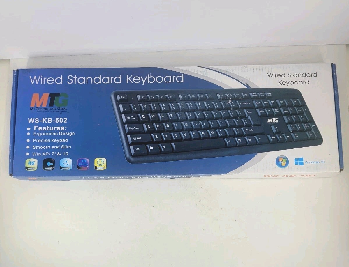 MTG WS-KB-502 Wired Standard Keyboard Open Box
