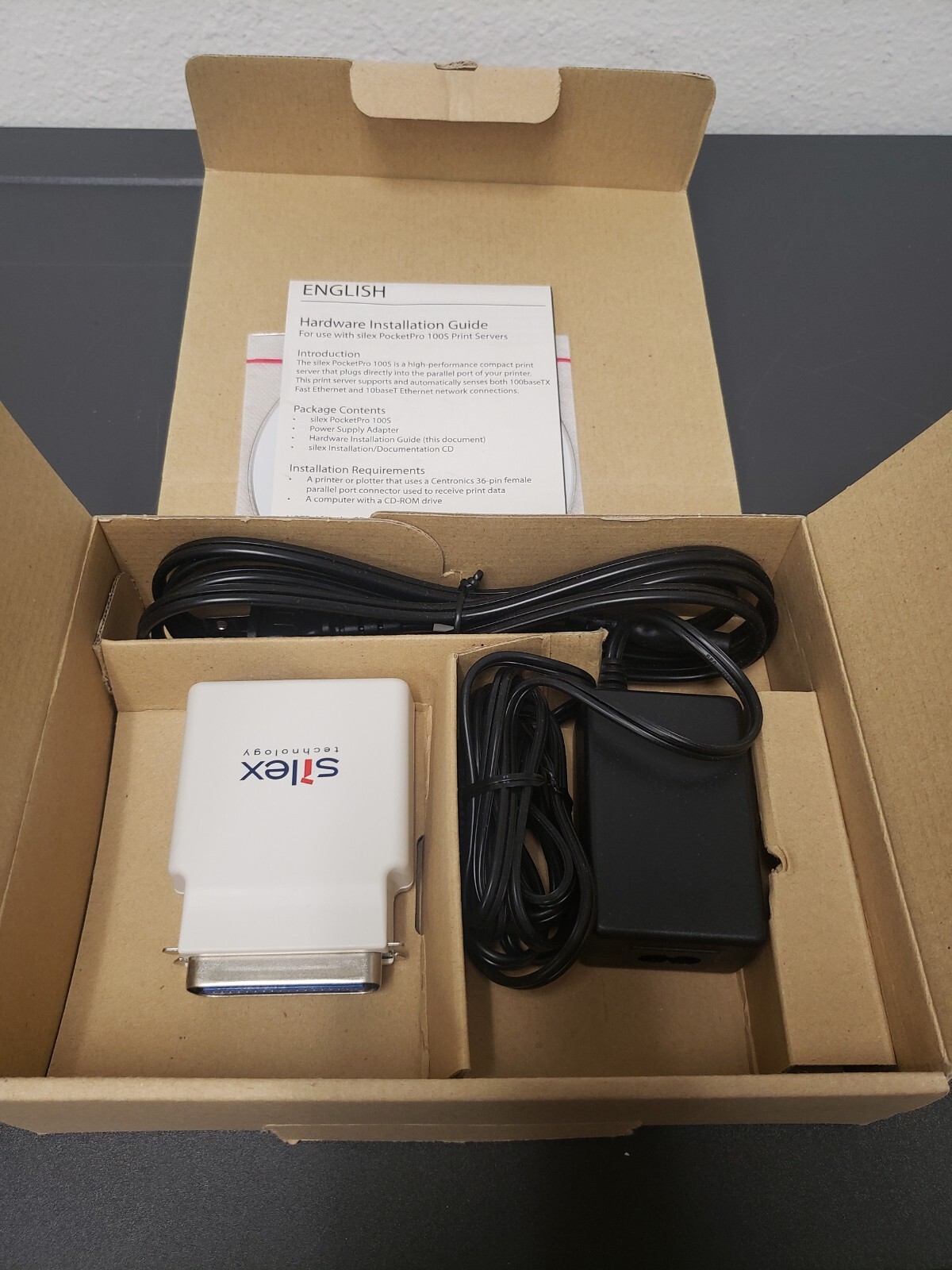 Silex Pocketpro 100S 10/100 Print Server