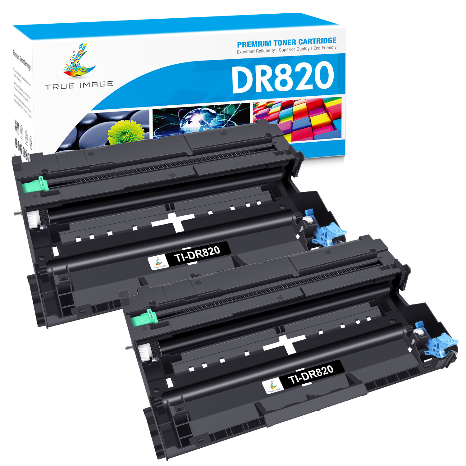 2PK DR820 DR-820 Drum Unit for TN850 TN880 Toner HL-L5000D MFC-L5700DW Printer
