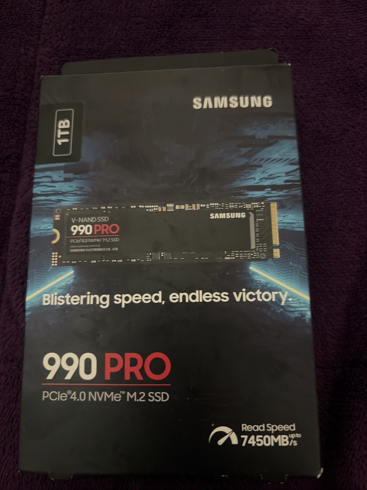 New Samsung 2280mm 990 Pro 1TB M.2 NVMe Gen 4.0 x 4 MZ-V9P1T0B/AM