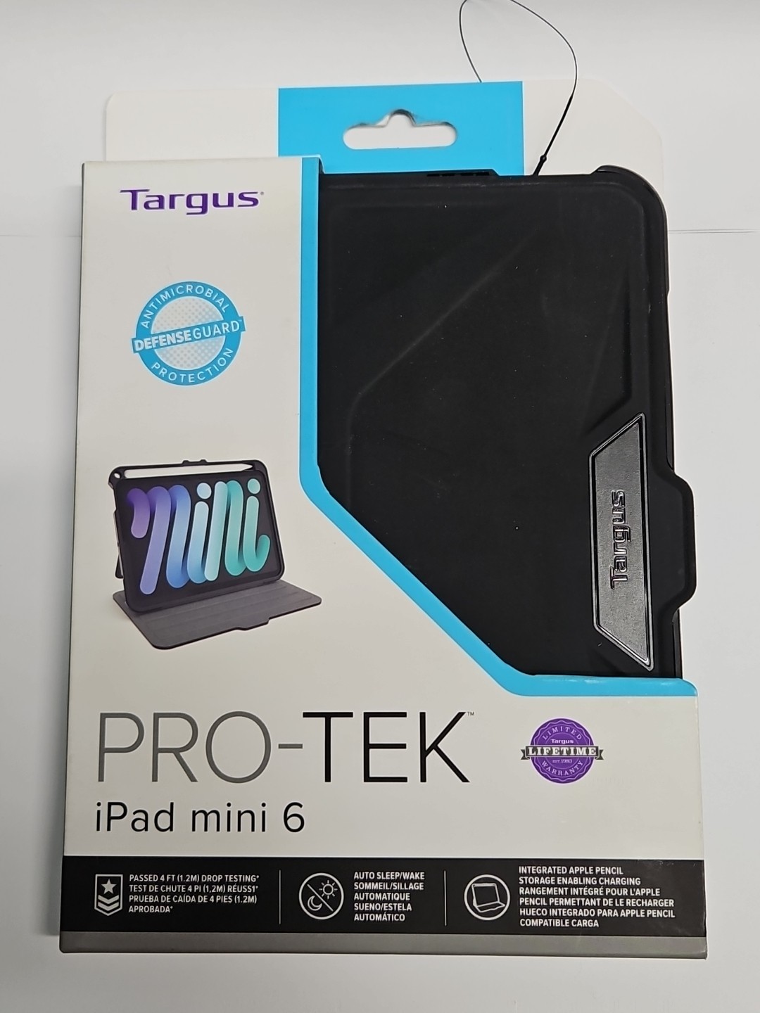 Targus Pro-Tek Blue Flip Tablet Carrying Case For Apple Apple iPad mini 6th Gen