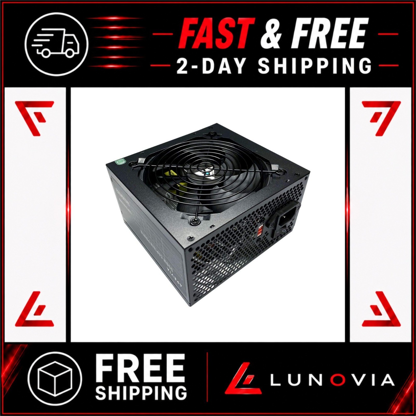 Apevia CAPTAIN550 550W ATX Power Supply 120mm Fan 20+4 Pin PCI-E SATA