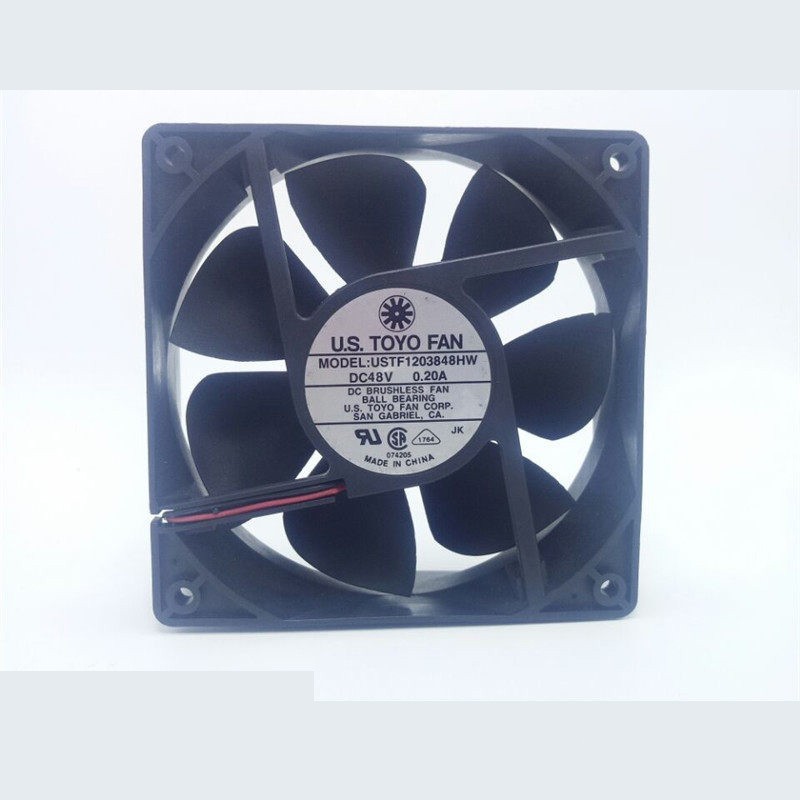 1PCS U.S.TOYO FAN USTF1203848HW 12038 DC 48V 0.20A Variable Speed Cooling Fan