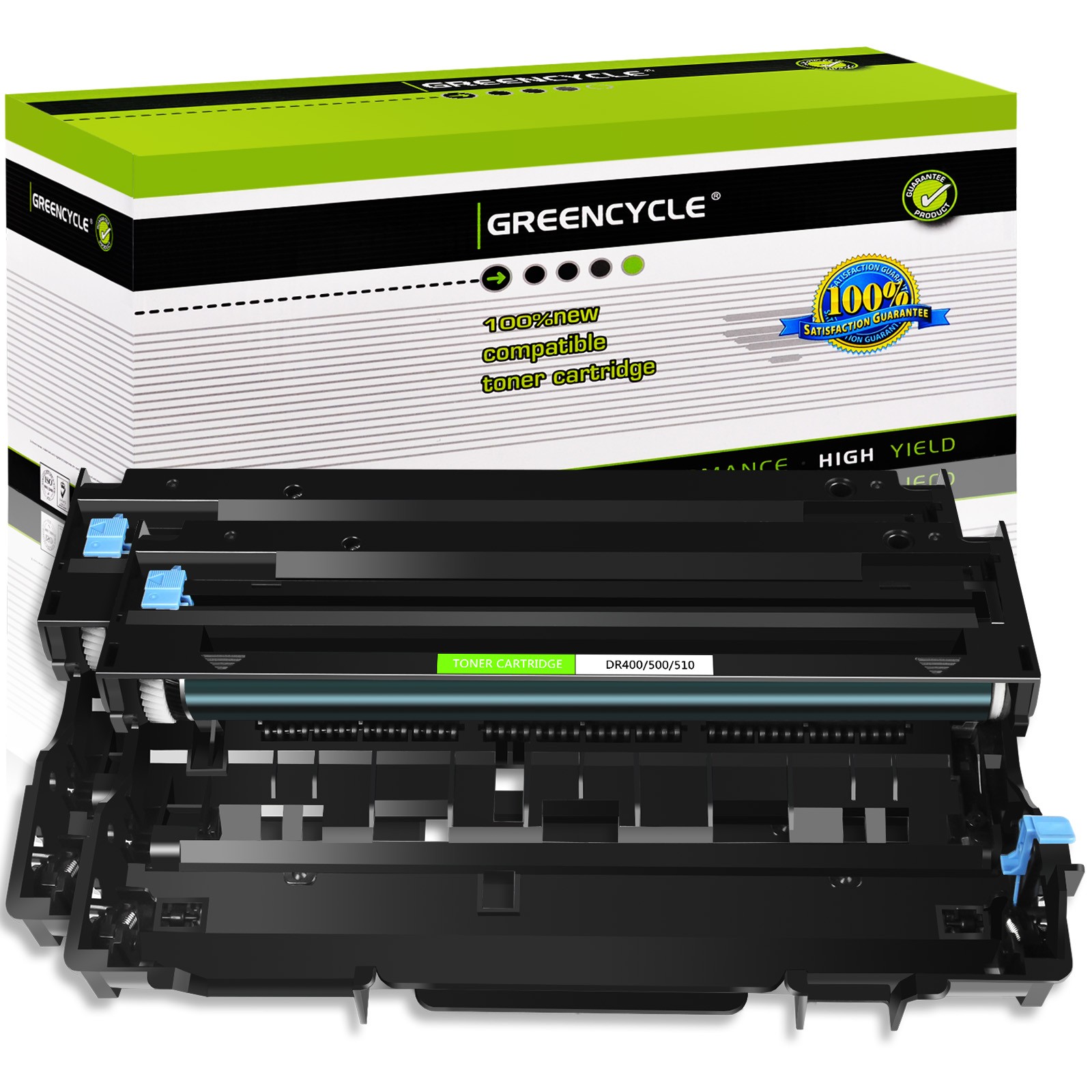 2PK DR510 Drum Unit For DR400 Brother HL-1250 1270n 1435 FAX-4100e 4750e 5750e