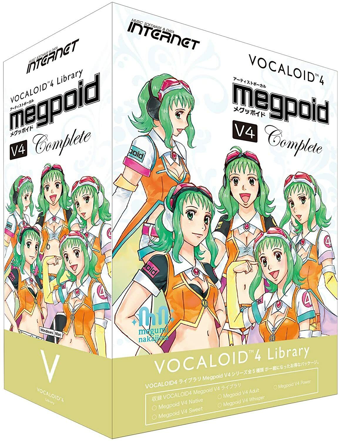 Internet VOCALOID 4 Library Megpoid V4 Complete From Japan New