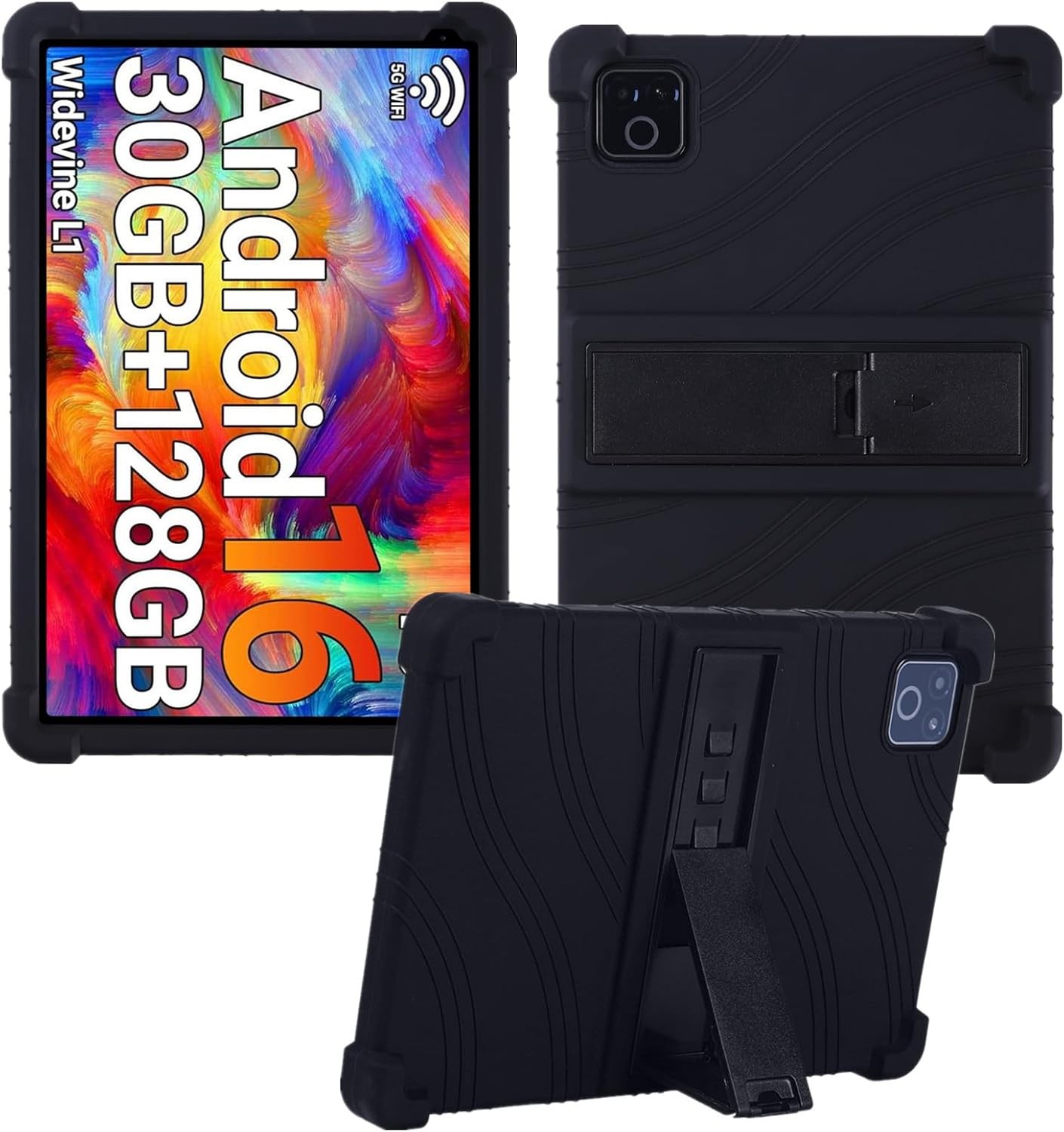 Case for Urao X109 Tablet 10.1 Inch, Kids Friendly Soft Silicone with Stand