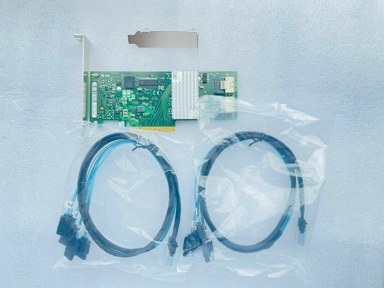 For Fujitsu 9211-8i 6G HBA LSI FW:P20 IT Mode ZFS FreeNAS unRAID+2* SFF-8087