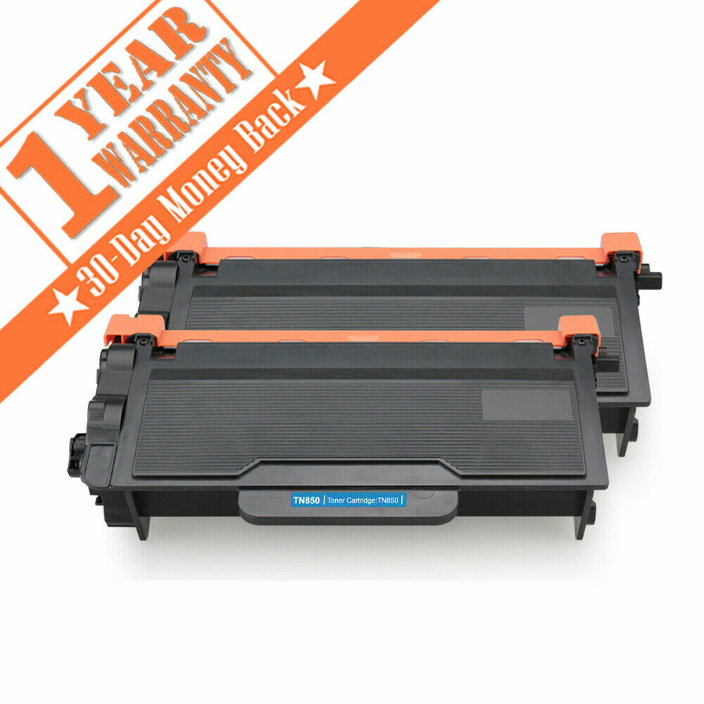 2 High Yield TN850 Toner Cartridge For Brother TN820 HL-L6200DW MFC-L5900DW