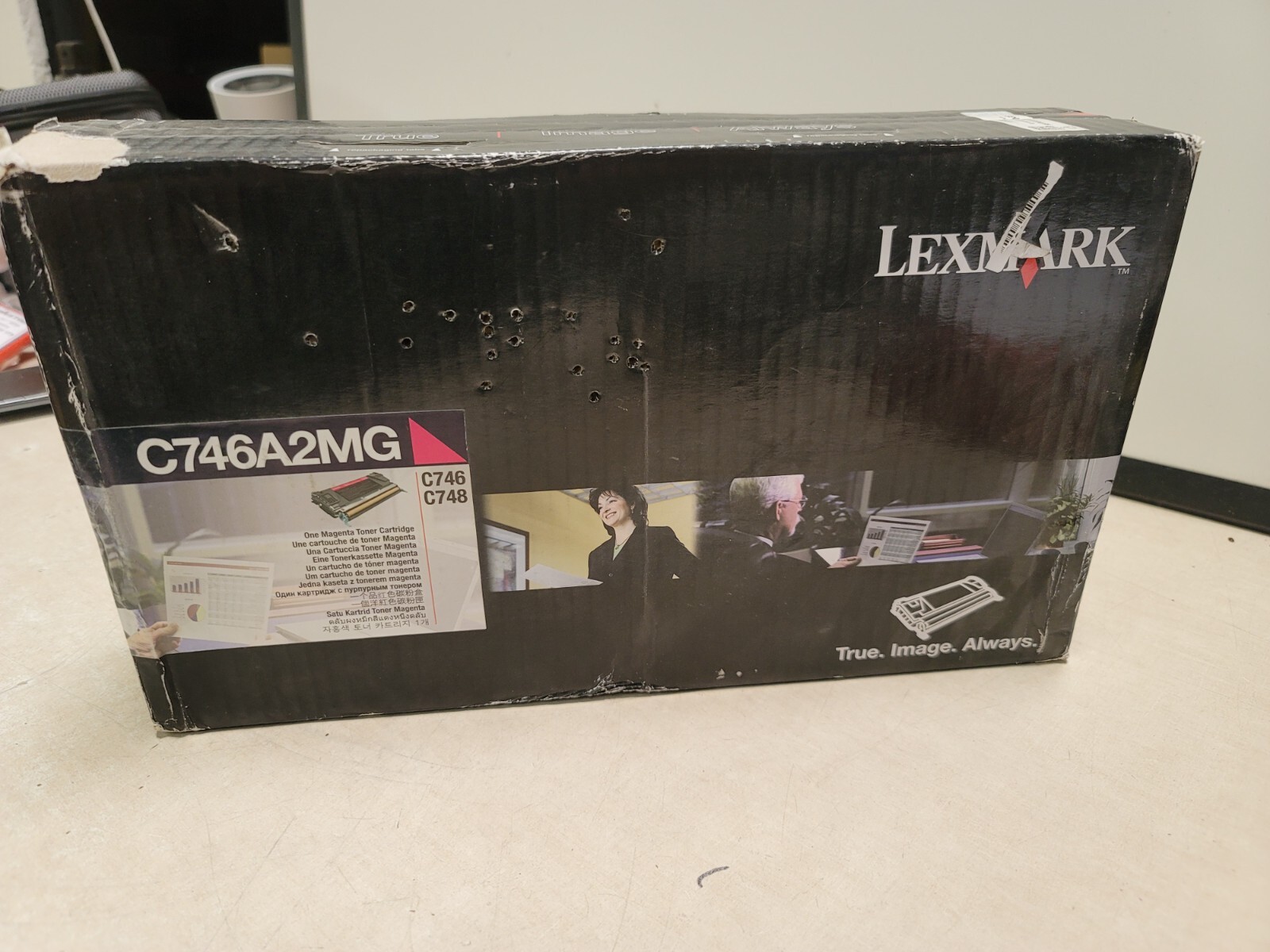 GENUINE Lexmark C746A1MG C746A2MG Magenta 7K Page Toner Cartridge C746 C748 