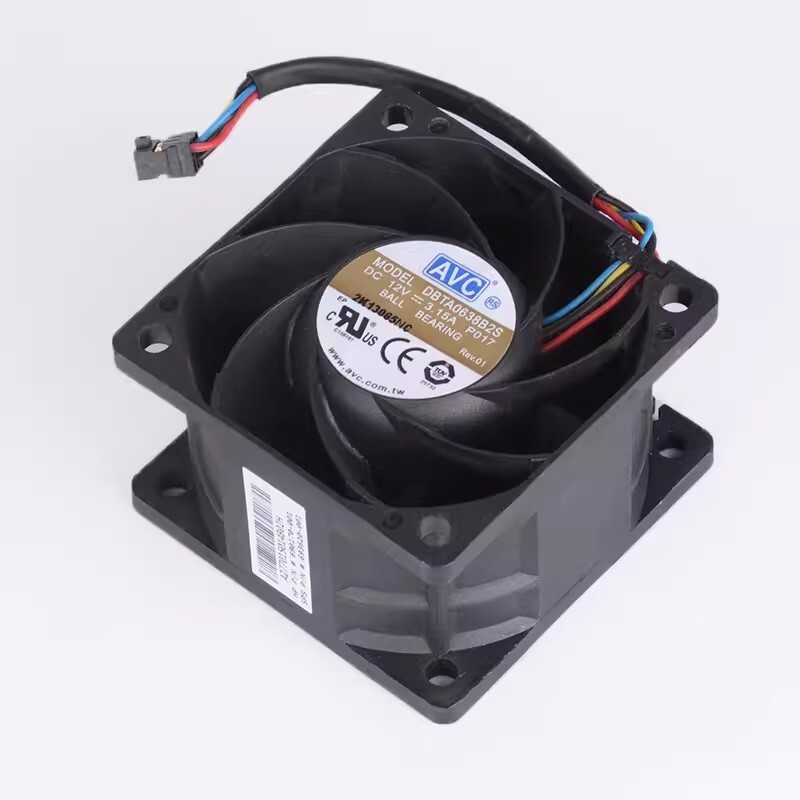 AVC DBTA0638B2S 6038 DC12V 3.15A 6CM 4-Wire Silent Cooling Fan