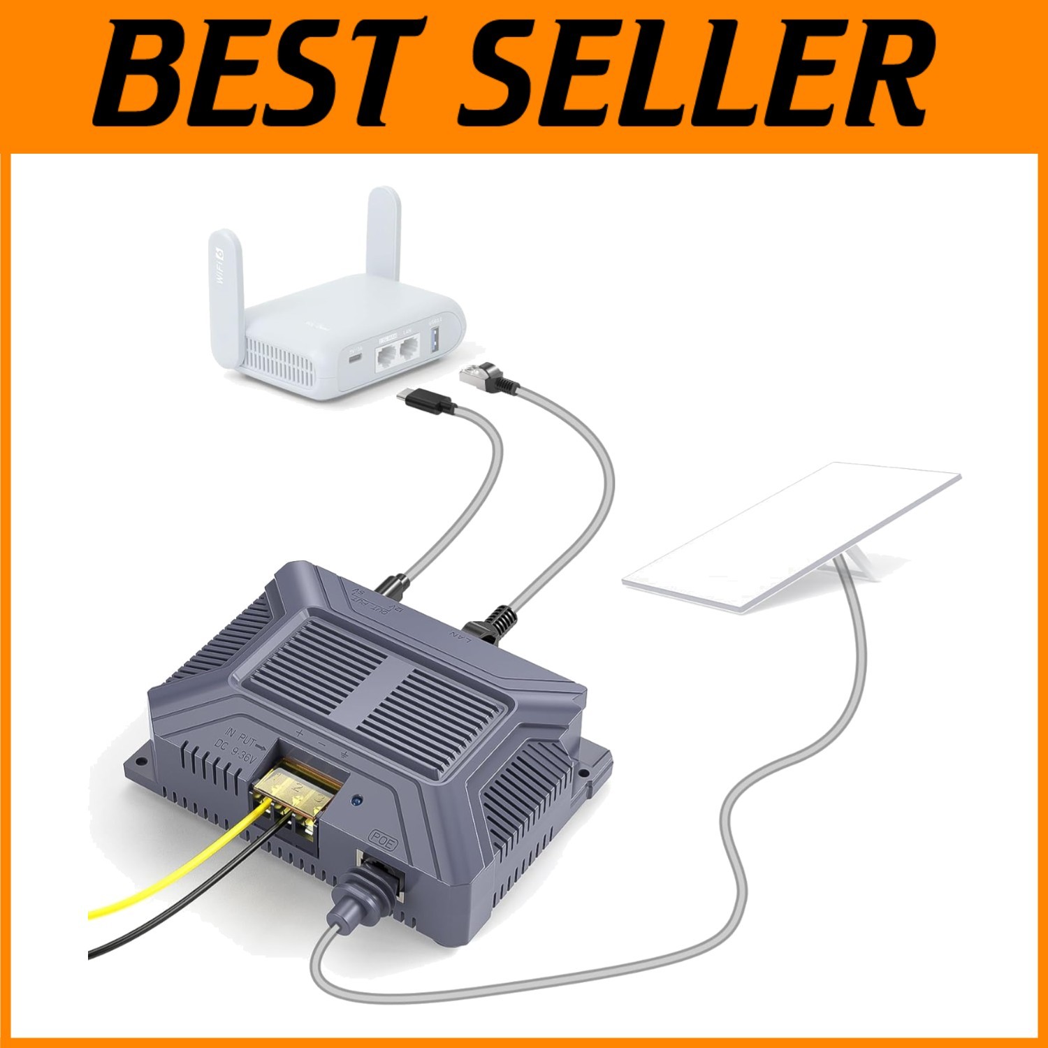 High-Speed 12V Starlink Gen 3 DC Conversion Kit 200W Gigabit*#-~