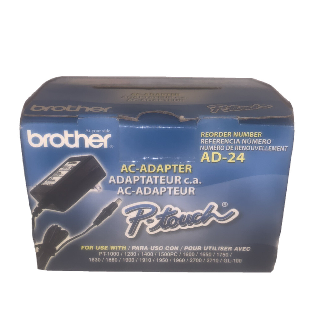 Brother AC Adapter for Brother P-Touch Labeling Systems, 9V New In Box