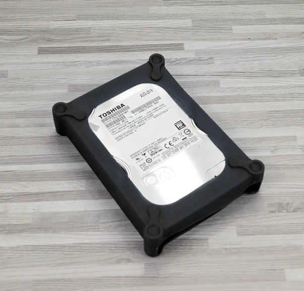 NEON Soft Silicone Protective Case for 3.5-inch hard drive / SSD - black