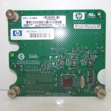 HP BLC NC360M NIC Adapter Model: HSTNS-BN30 445976-001 448068-001