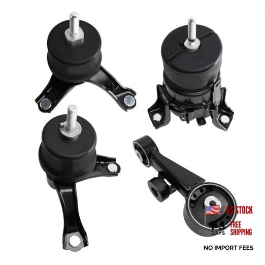 Engine Motor and Transmission Mount Kit Compatible with 2007-2012 ES350 3.5L