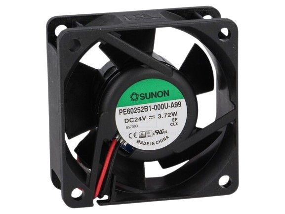 LOT OF 15 PCS SUNON FAN PE60252B1-000U-A99 FAN AXIAL 60X25MM 24VDC WIRE