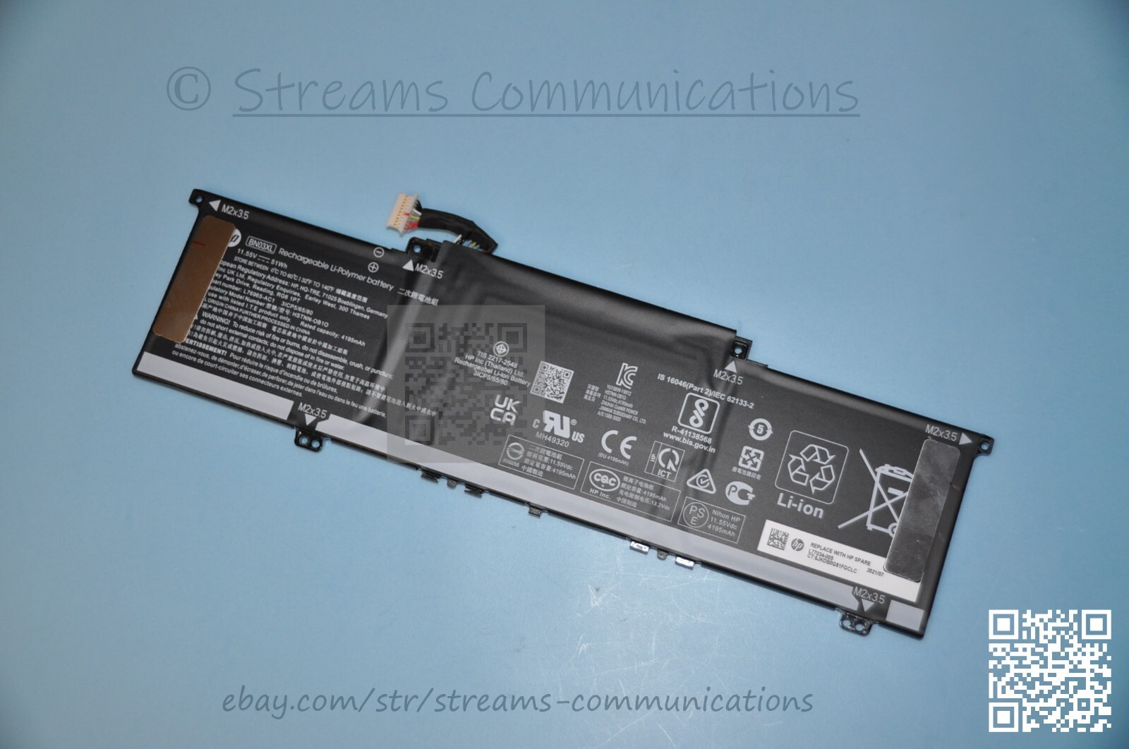 OEM Laptop Battery for HP ENVY x360 15-EU 15M-EU 15m-eu0033dx Convertible Laptop