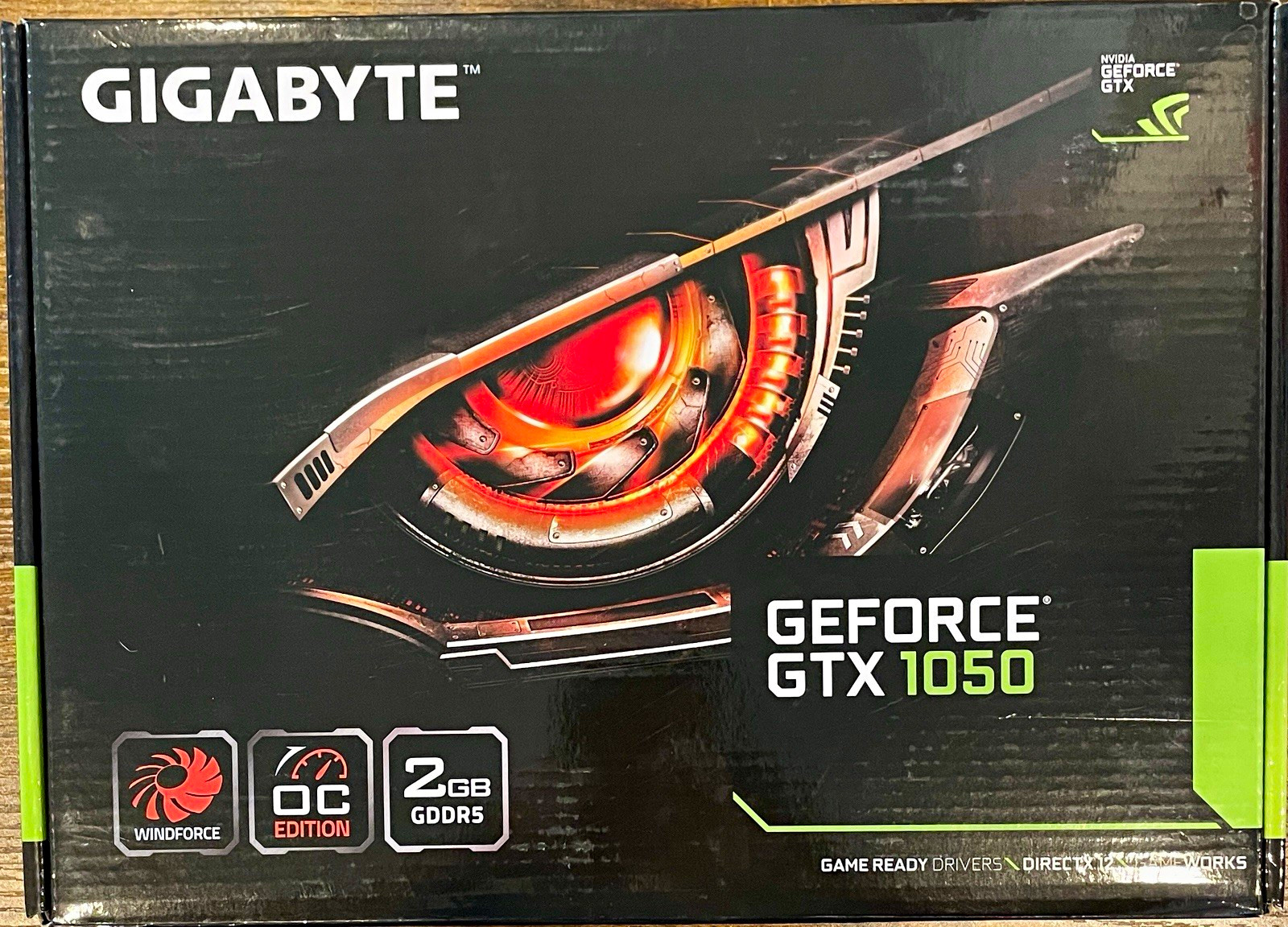 GIGABYTE GeForce GTX 1050 WINDFORCE OC 2G 2GB GDDR5 HDMI DP DVI