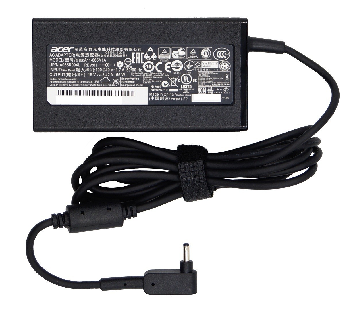 Genuine AC Adapter Charger Power New Gateway NV5220u NV5241u NV52L NV52L06U 65W