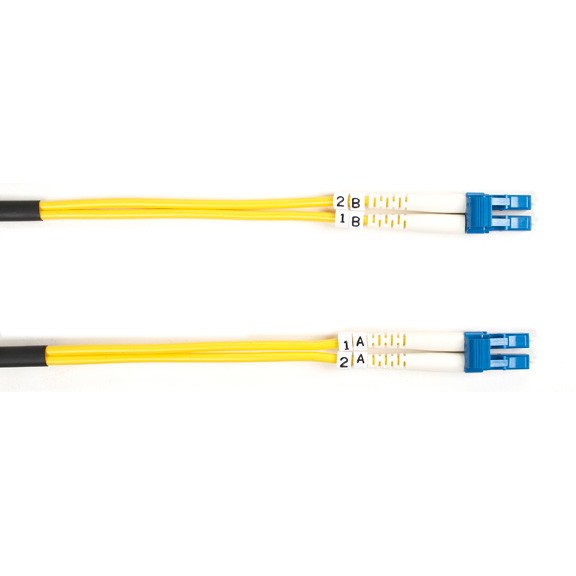 BlackBox FOSM001MLCLC 3.20ft Fiber Optic Patch Cable Yellow