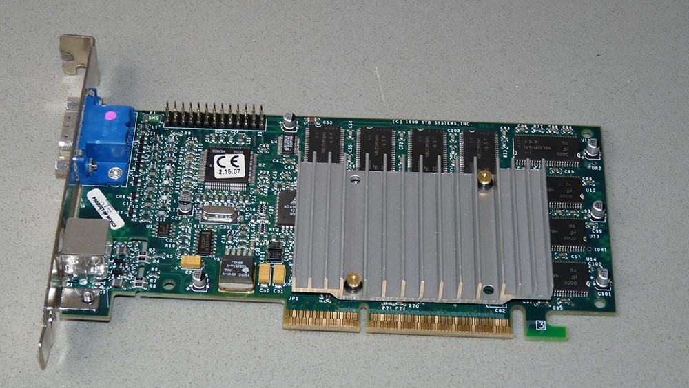 3DFX  VOODOO3 3000 AGP Video Card Vintage GPU 16MB SDR 128 bit
