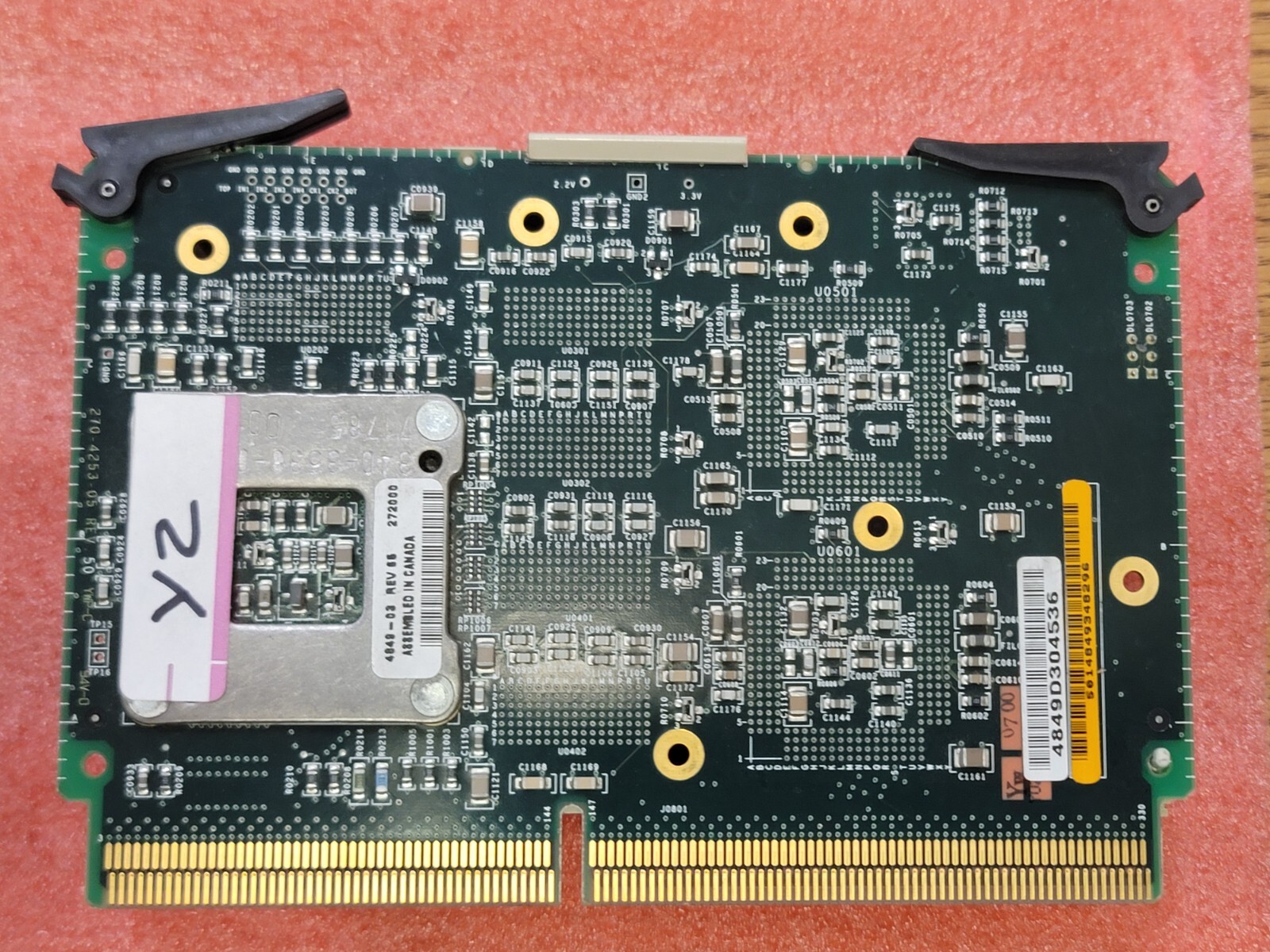 Sun Microsystems Ultrasparc II CPU Board 270-4253-05 Rev 5 300Mhz #Y2