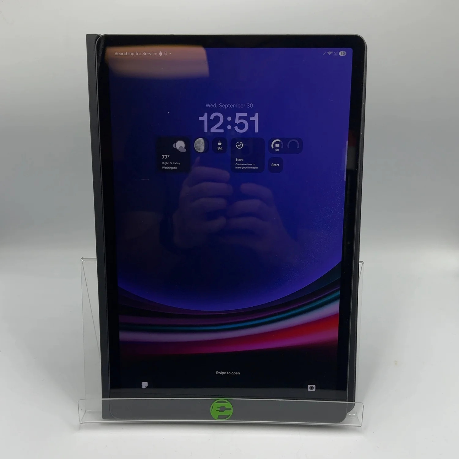 WiFi Only Samsung Galaxy Tab S9 Plus 12.4" 256GB Black SM-X818U